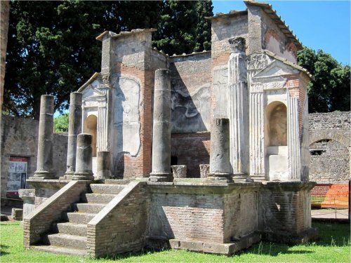 Templo de Ísis em Pompéia.