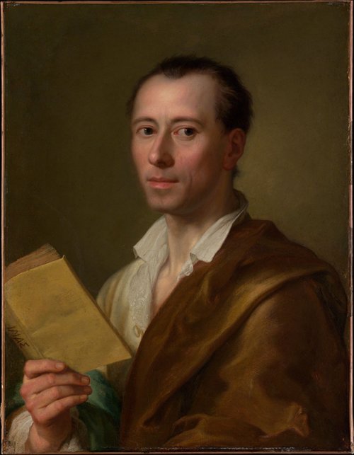 Johann Joachim Winckelmann, segundo pintura de Anton Raphael Mengs. MET.