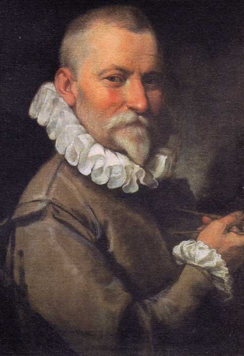 O arquiteto italiano Domenico Fontana (1543-1607) segundo pintura de Federico Zuccari. Via Wikimedia Commons. 