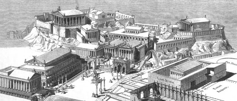 Capa do artigo: O Fórum na Roma Antiga