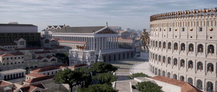 Capa do artigo: Reconstruções virtuais da Roma Antiga em vídeo