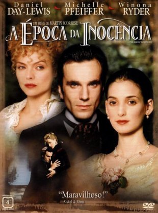 Capa do filme A Época da Inocência (1993)