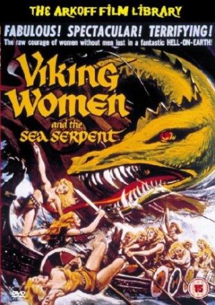 Capa do filme As mulheres viking e a grande serpente do mar (1957)