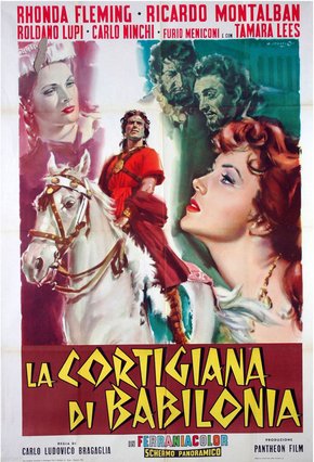 Capa do filme Rainha da Babilonia (1954)