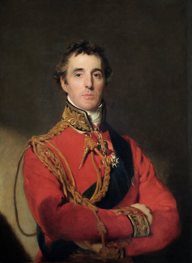 O Duque Wellington, de Thomas Lawrence. Pintada em 1815–16, após a batalha de Waterloo.