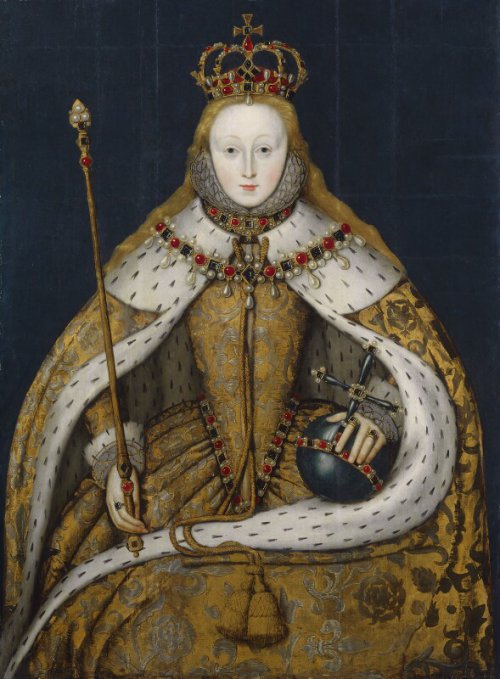 Pintura retratando a rainha Isabel I (1533-1603), em exposição na The National Portrait Gallery, em Londres. Data: cerca de 1600. Artista desconhecido.