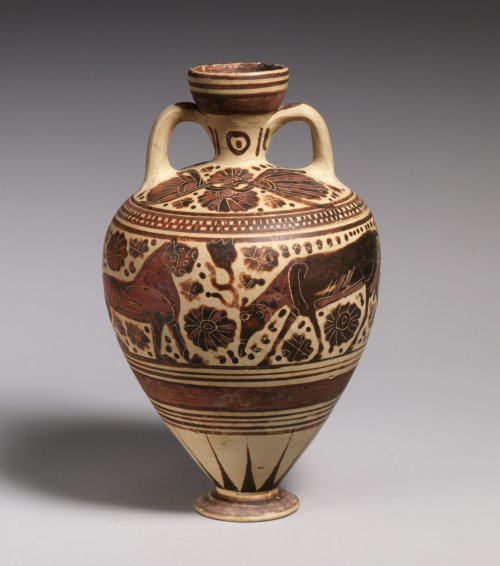 Vaso coríntio de terracota. Século 6 a.C. MET. N°  69.11.4