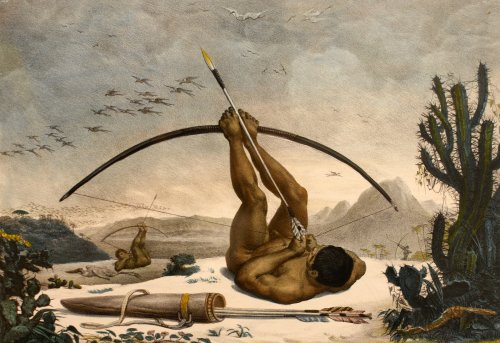 Caboclo, pintura de Jean-Baptiste Debret (1834).