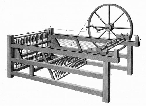 A spinning jenny era uma máquina de fiar hidráulica e foi um dos principais desenvolvimentos na industrialização do tecido durante a Revolução Industrial inicial. Foi inventada em 1764 por James Hargreaves em Stanhill, Oswaldtwistle, Lancashire, na Inglaterra.