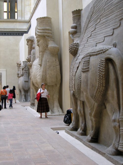 Exposição de Khorsabad no Museu do Louvre.