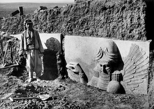 Khorsabad - Escavação no portão A