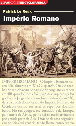 Capa do livro Império Romano, de Patrick Le Roux