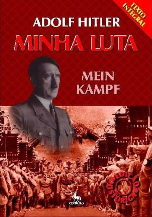 Capa do livro Minha Luta - Mein Kampf, de Adolf Hitler