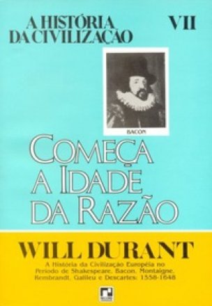 Capa do livro Começa a Idade da Razão, de Will Durant