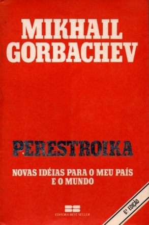 Capa do livro Perestroika, de Mikhail Gorbachev