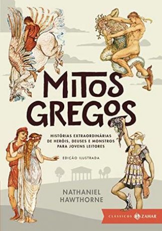 Capa do livro Mitos Gregos, de Nathaniel Hawthorne