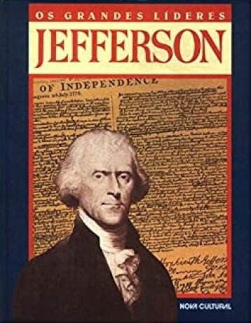 Capa do livro Os Grandes Líderes - Jefferson, de Roger Bruns