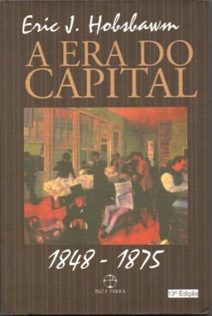 Capa do livro A Era do Capital, de Eric Hobsbawm