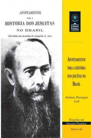 Capa do livro Apontamentos para a história dos jesuítas no Brasil, de Antônio Henriques Leal