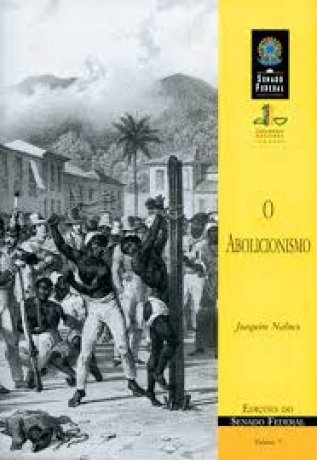 Capa do livro O Abolicionismo, de Joaquim Nabuco