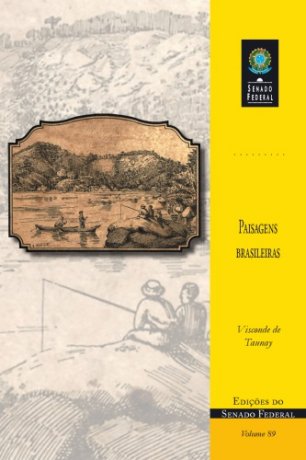 Capa do livro Paisagens Brasileiras, de Visconde de Taunay