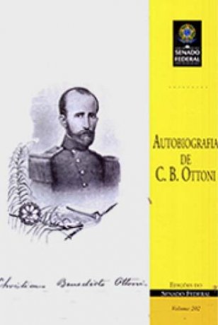 Capa do livro Autobiografia de C. B. Ottoni, de Cristiano Benedito Ottoni