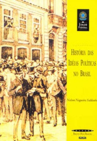 Capa do livro História das ideias políticas no Brasil, de Nelson Nogueira Saldanha