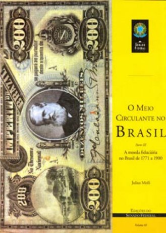 Capa do livro O meio circulante no Brasil, de Julius Meili