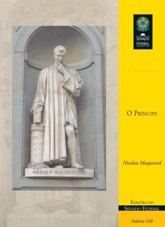 Capa do livro O Príncipe, de Maquiavel