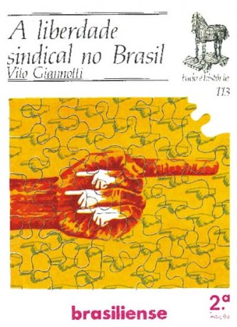 Capa do livro A liberdade sindical no Brasil, de Vito Giannotti