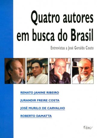 Capa do livro Quatro autores em busca do Brasil, de José Geraldo Couto