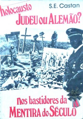 Capa do livro Holocausto judeu ou alemão?, de S.E. Castan