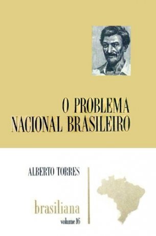 Capa do livro O problema nacional brasileiro, de Alberto Torres